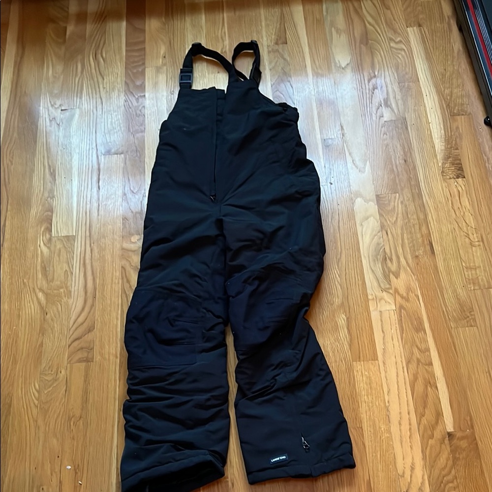 Lands' End Black Snow Pants
